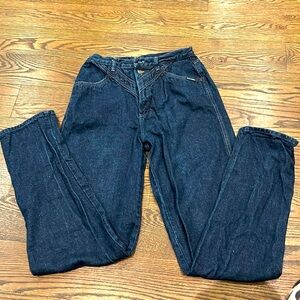 SUPER THICK DARK WASH DEMIN JEANS🖤 TALL GIRL APPROVED🪽 36inch inseam🎀